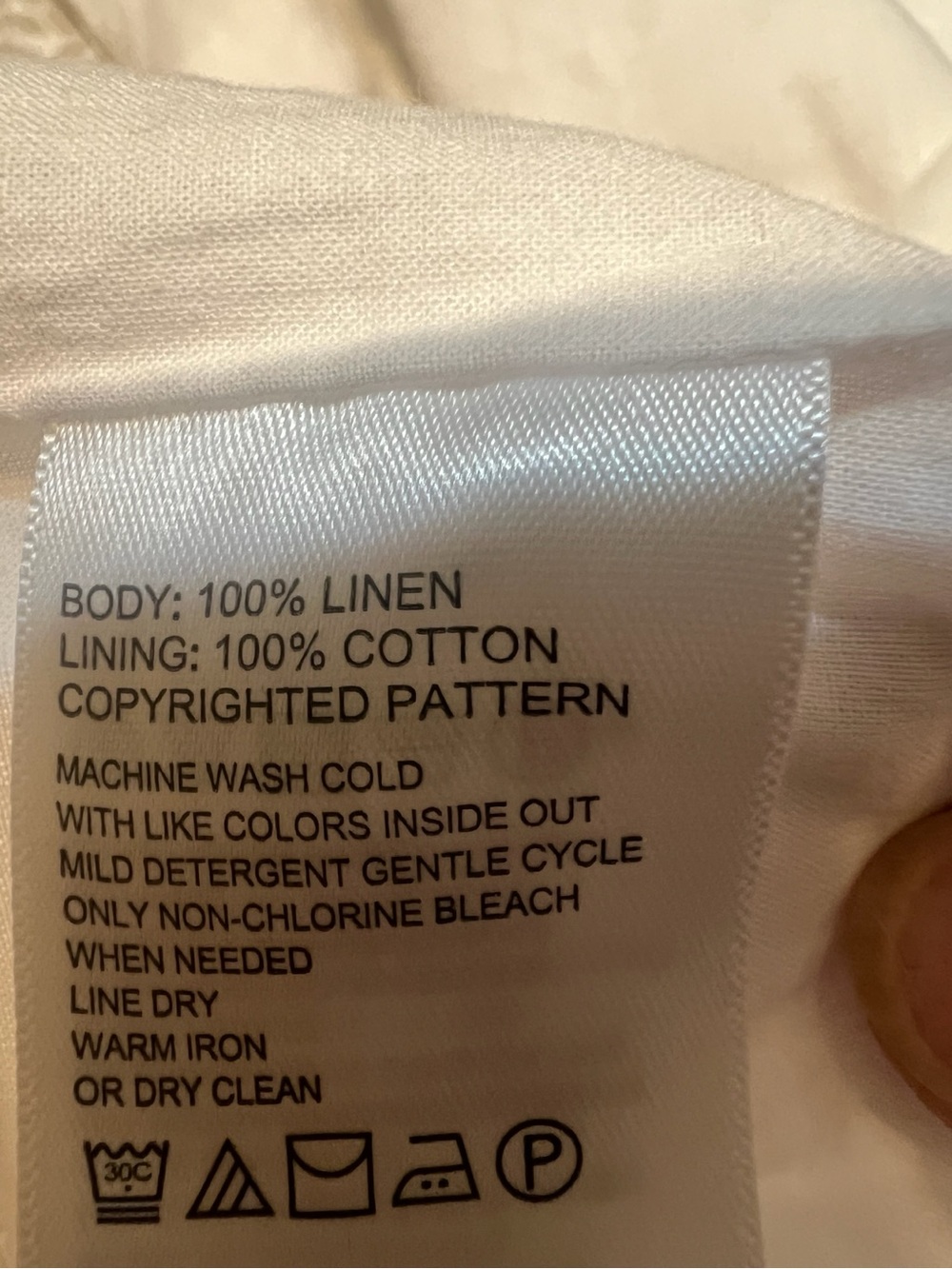 Tommy Bahama White Linen Embroidered Shift Dress Mediu - Picture 4 of 4
